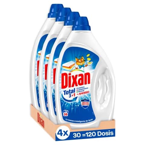Detergente Dixan Gel Total 3+1 para lavadora Cover