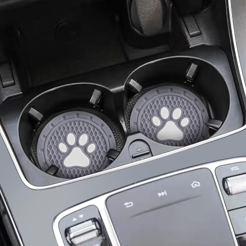 Portavasos para coche Osilly, 4 piezas, gris miniatura 6