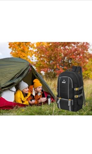 Image of Polyester Travel Backpack | Large Capacity | Lightweight | Durable | Multipurpose| 75L