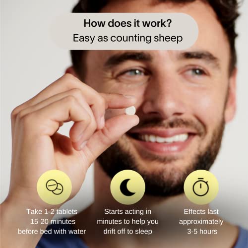 Sandland Fall Asleep Plus Melatonin And Stay Asleep Plus Melatonin, Natural Daily Sleep Supplement, 30 Dissolving Tablets And 30 Pills, 3 Mg Melatonin, Magnesium, Valerian Root, L-Theanine, Peppermint #TOP3