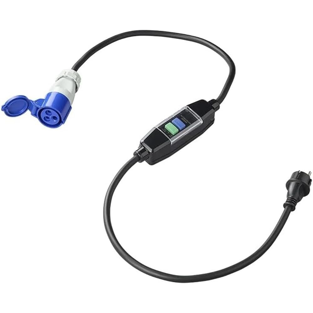 Adapterkabel 150 cm Schuko auf CEE CEE-Adapter mit Fehlerstromschutz IP44/IP55 EU-Stecker