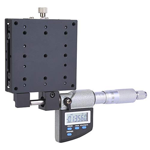 Fase lineare, 80x80mm Piattaforma micrometrica