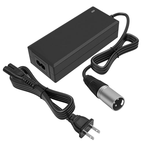 24V 2A 3-Pin XLR Connector Charger Substitute for 25.2V 29.4V Vacuum Cleaner Model E-4.0 4.5 E-4.5, 400 E-400 450 650 500 E500 750 E750