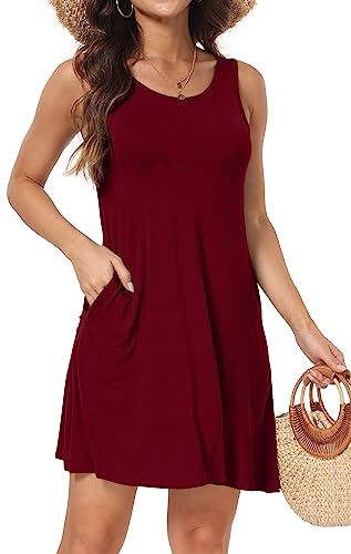 Image of Short /Long Sleeve Women's Cold Shoulder Dress with Pockets Casual Swing T-Shirt Dresses