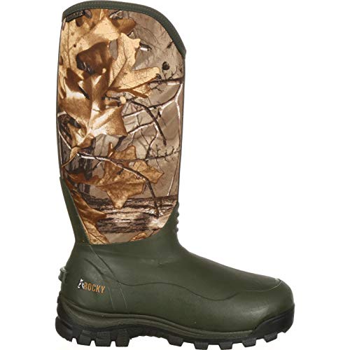 Rocky Core Neoprene Waterproof 1000G Insulated Outdoor Boot, Realtree Xtra, Size 11(M)