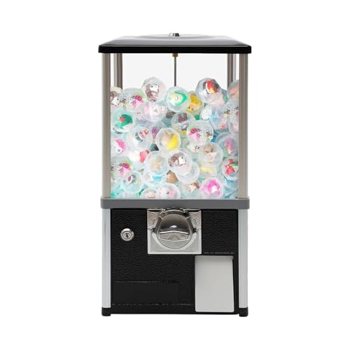 Máquina expendedora automática de chicles para venta al por menor, dispensa bolas hinchables, ideal para uso comercial