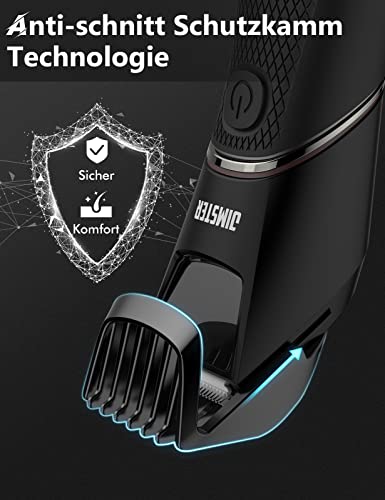 Intimrasierer Mann, Körperrasierer Herren, Body Groom für den Intimbereich, Achseln, Brust mit LED-Leuchte, IPX7 wasserdicht, 90 Min. Laufzeit, Nass/Trocken Körperhaartrimmer ohne Hautirritationen - Image 6