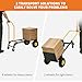 Dolly Cart with Wheels - Heavy Duty 2-in-1 Hand Truck | 440LB Capacity Dolly Cart with 4 Non-Flat Wheels | for Moving, Warehouse, Office, Grocery, Garden & Industrial Use
