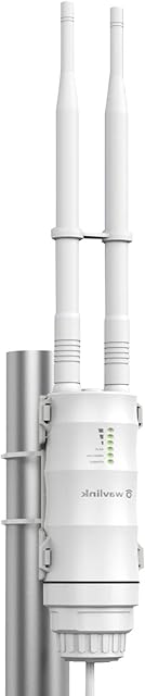 WAVLINK AC600 Wireless Indoor/Outdoor Access Point, Outdoor WiFi Extender Ideal for Garden with Passive Poe/Weatherproof/Flexible Installation, Dual Band 5G + 2.4G