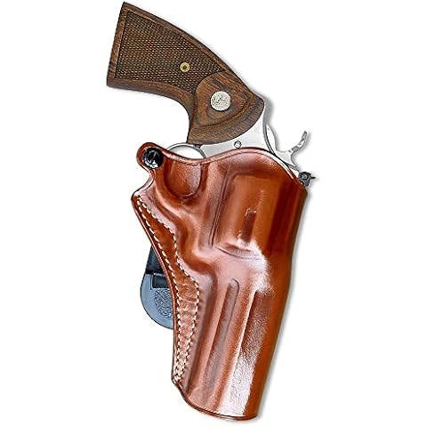 Premium Leather OWB Paddle Holster for Colt Python 357 Cover