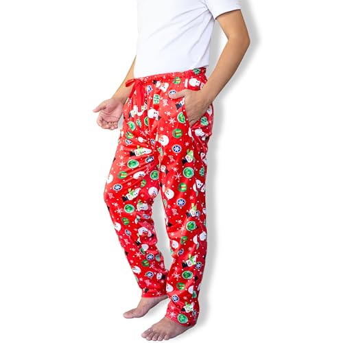 Men’s Holiday Pajama Pants - Comfortable, Classic Design Sleepwear, Cozy, Sleep Bottom Pants - Ideal for Christmas3