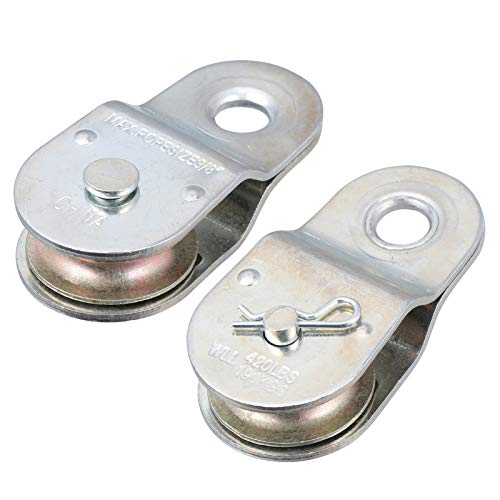 ULTECHNOVO 2 Pcs LAT Polia Da Polia Do Cabo de 360 Graus de Rotação Da Roda de Tração de Fixação DIY