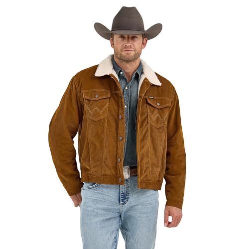 Wrangler Men's Monks Robe Sherpa Corduroy Jacket