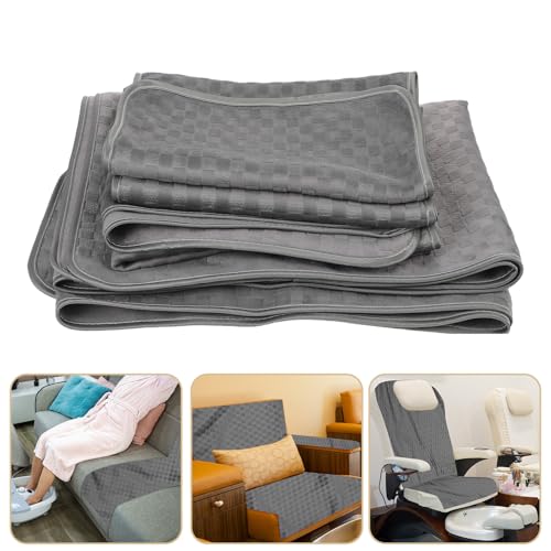 Funda para chaise longue protector lavable secado rápido para sofá gris 8