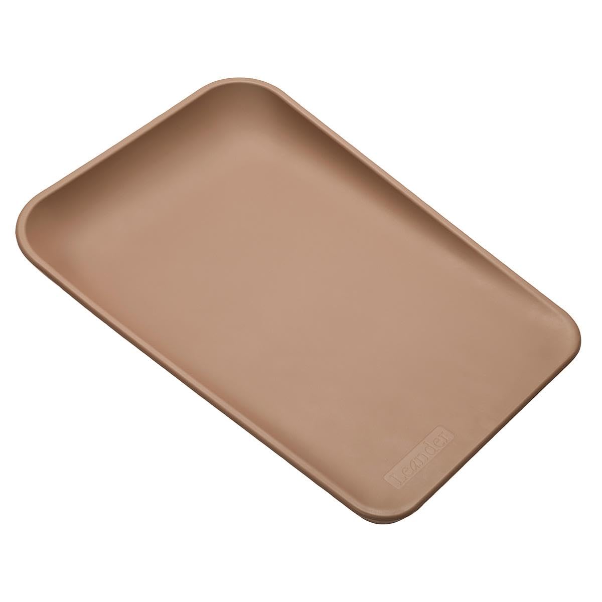 Leander Materassino Fasciatoio Matty - Clay 50x70 cm | Design Scandinavo, Tessuto Lavabile, Sicuro e Confortevole per Neonati