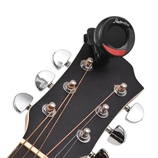 COMETX Accordeur de guitare LT-21 Mini accordeur numérique à clip double couleur rétroéclairé LCD pour guitare, basse, violon, ukulélé chromatique - Les Beatles, Paul McCartney, John Lennon, RIngo Starr, George Harrison COMETX Accordeur de guitare LT-21 Mini accordeur numérique à clip double couleur rétroéclairé LCD pour guitare, basse, violon, ukulélé chromatique – Image 5