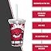 Rico Industries NCAA Arkansas Razorbacks Metallic Tie Dye 16oz Personalized Metallic Tumbler W/Straw - Team Colored Travel Tumbler - Keeps Drinks Cold or Hot- Reusable Straw Included