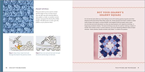 Crochet for Beginners: A Stitch Dictionary with Step-By-Step Illustrations and 10 Easy Projects