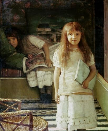 Peinture sur Toile C'est notre coin Alma Tadema Impression Haute Définition Fine Art 60x90cm