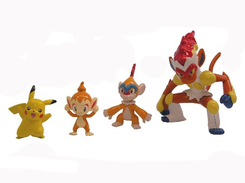 Kit maquette Pokémon Ouisticram-Simiabraz Bandai avec Pikachu