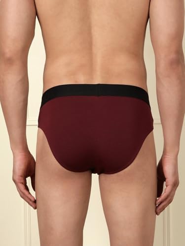 Image of WROGN Men's Pack of 2 Cotton Spandex Briefs | Comfort Fit