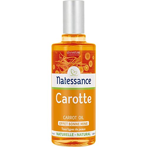 Natessance Toning and Tanning Naturel Karottenöl, 50 ml, 2 Stück Cover
