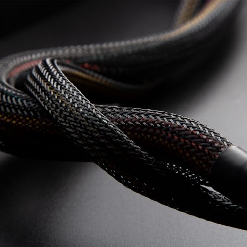 Cord Sleeve Cable Organizer 9.84 Ft - Protector de Cable de 1/8 Pulgada para Cable USB, TV, Video, Gestión de Cables Bajo Escritorio miniatura 6