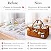 Adonia & Co Diaper Caddy Organizer – Nursery Storage Basket for Newborn Essentials Must Haves & Baby Must Haves – Portable, Machine Washable Baby Diaper Bag Organizer (Brown)