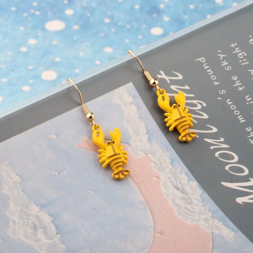 Lobster Earring Lobster Lover Gift Red Lobster Crayfish Jewelry For Seafood Fan Beach Lovers3
