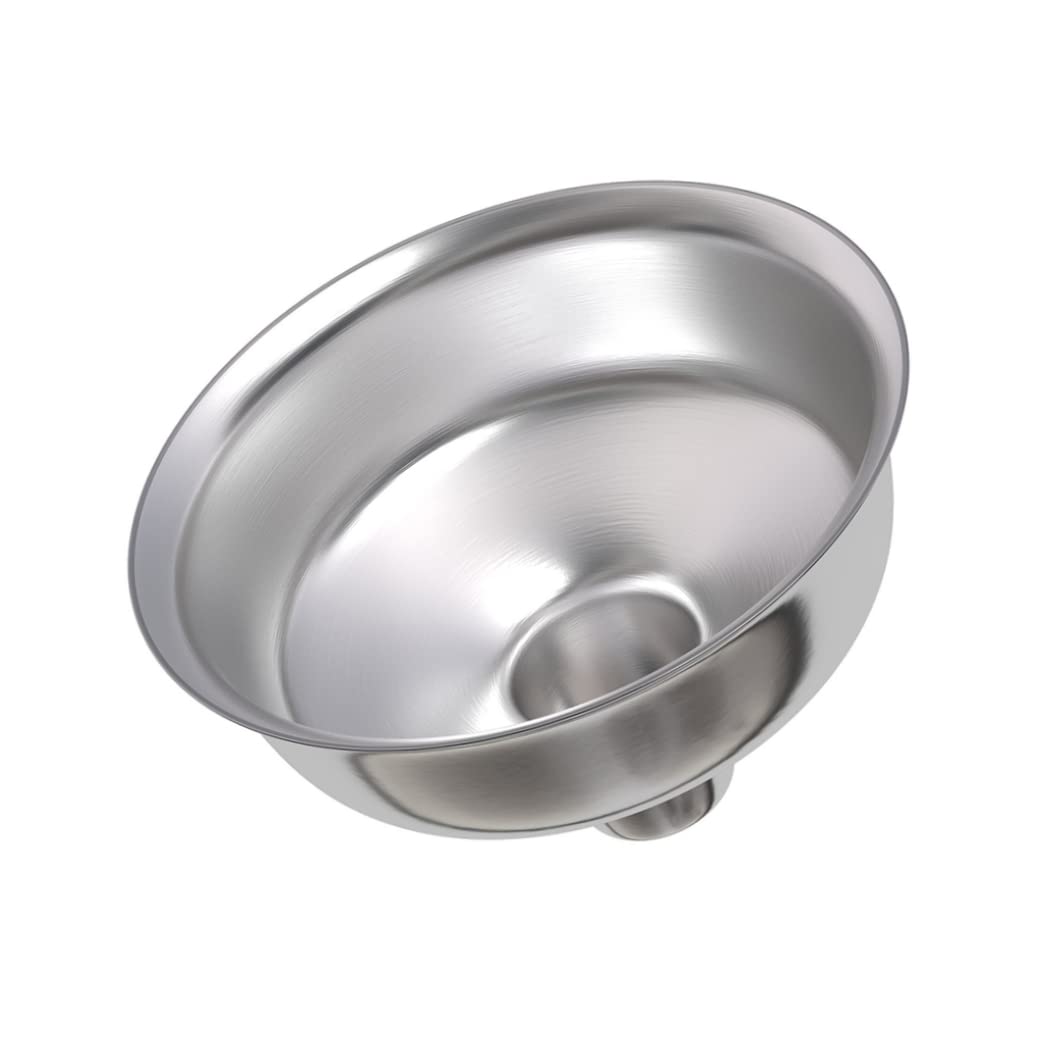 Hbbgdiy Mini Stainless Steel Funnel No Spill 8mm Metal Refilling Funnel for Essential Oils, Spices, Perfume Bottles, Kitchen Liquid Transfer and DIY Use