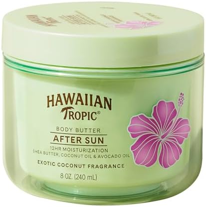 Hawaiian Tropic After Sun Body Butter with Coconut Oil, 8 Oz