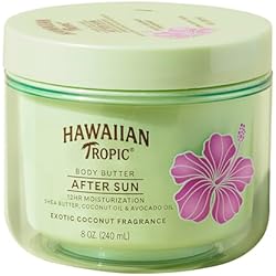 Hawaiian Tropic After Sun Body Butter with Coconut Oil, 8 oz, After Sun Lotion, After Sun Moisturizer, Coconut Body Butter, After Sun Care, After Sun Skin Care, 8 oz
