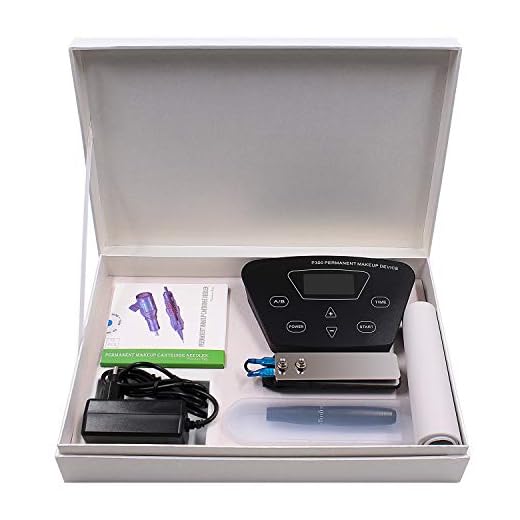 BIOMASER® Tattoo Machine de Maquillage de Maquillage Microblading Tattoo Device comprend une alimentation numérique intelligente et un stylo de maquillage permanent avec des aiguilles