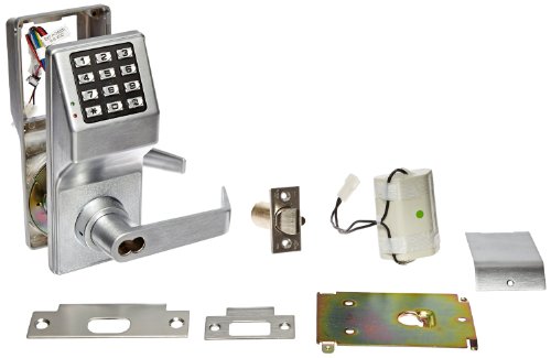 Alarm Lock- Cerradura electrónica cilíndrica digital con teclado numérico intercambiable resistente a la intemperie Trilogy T2 para 100 usuarios