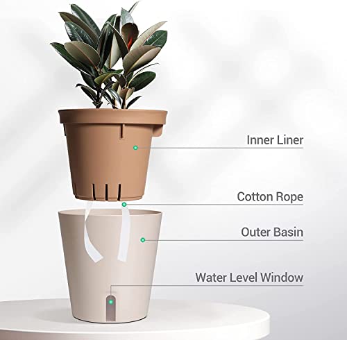 LATERN 3Pcs Self Watering Planter Pot - Image 3