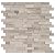 V-MOZZA Peel and Stick Stone Tile, 5-Sheet Peel and Stick Stone Mosaic Backsplash 11.5" x 10.7" 3D Marble Look Backsplash Tiles for Kitchen Fireplace (Mixed Tan)