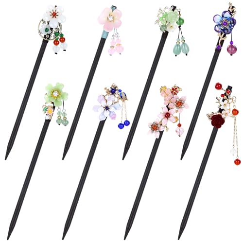 inSowni Wooden Flower Hair Sticks