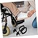 NIYANGLE 2sets Wheelchair Footrest Handle Clasp Accessories Secure Fastening Support Blocks for Enhanced Stability Functionality Easy to Install Wheelchair Footrest