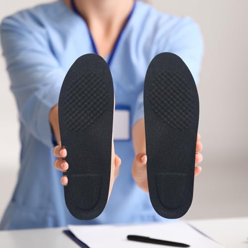 Image of Geyoga 0.4 Inch 4 Pcs Left or Right Full Length Insoles Balancer Leg Length Discrepancy Insoles and Additional Cushion Pad Heel Lift for Leg Lengths Discrepancy (Right)