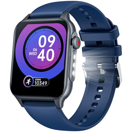 Reloj Inteligente Hombre Smartwatch con Llamadas: 2.0' Digital Smart Watch con Whatsapp Bluetooth Linterna podometron Monitor Sueño 100+ Modo Deportivo Pulsera Actividad Compatible Android iPhone iOS