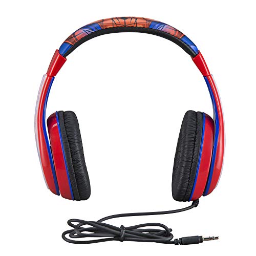 Spider Man Kids Headphones, Adjustable Headband, Stereo Sound, 3.5Mm Jack, Wired Headphones for Kids, Tangle-Free… - Image 4
