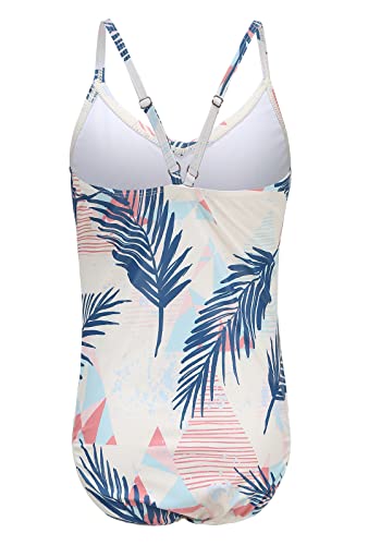 Image of Moon Tree Girls One Piece Swimsuits Ruffle Swimwear Beach Bathing Suit 2-14 Years
