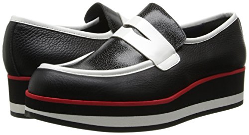 Image of Women's Contrast Wedge, Black, 40 EU /9 M US