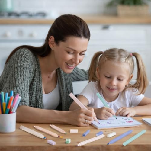 Image of 12 PCS Highlighter Pastel Pen Marker Pastel Assorted Colours, Aesthetic Marker Pens Highlighter Set, Perfect for Diary or Notebook in School,Office Supplies Smooth Writing Quick Dry