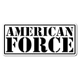 Sticker Bomb Vinyl Patriotic American Force Decal Sticker for Car Truck, Computer, Anywhere! Premium 6 Year Outdoor Vinyl (1 Large Sticker, 1)