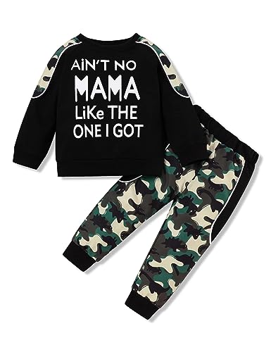 Image of TUEMOS Toddler Boy Clothes Sweatsuits Fall Winters Boy Outfits