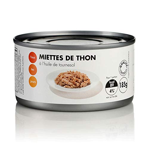 TOUS LES JOURS Miettes de Thon à l'Huile de Tournesol 160 g