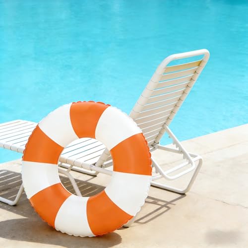 Image of 2 PCS Inflatable Pool Floats for Swimming Pool Party Lake Beach Adults - Floaties Pool Tubes Swim Rings Tubes Floaties for Beach Pool Party Decorations