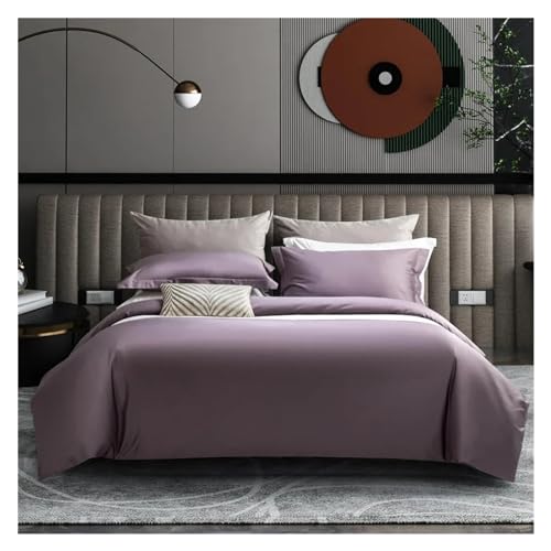 Parure de lit 1000TC coton égyptien hypoallergénique pour grand lit double