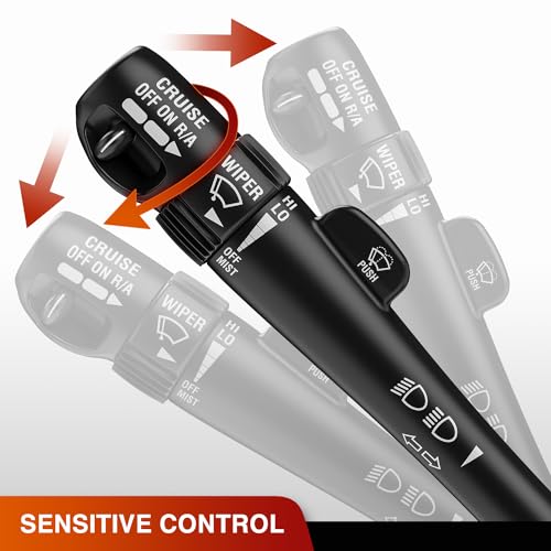 Image of Nilight Turn Signal Switch fror 1999-2002 Chevy Silverado Sierra 1500 2500 | Compatible with 2000 2001 2002 Suburban Tahoe GMC Yukon XL 2002 Avalanche Cadillac Escalade Windshield Wiper Switch